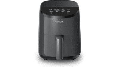 COSORI Small Air Fryer Oven 2.1 Qt, 4-in-1 Mini Airfryer, Grey
