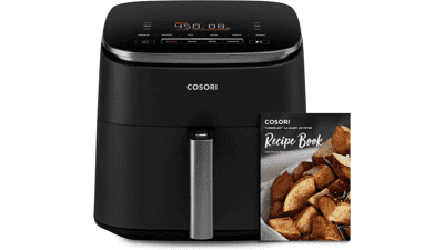 COSORI TurboBlaze 6.0-Quart Compact Air Fryer - 9 Functions, 5 Speeds, Crispy Results