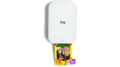 Canon Ivy 2 Mini Photo Printer - Print from iOS & Android Devices - Sticky-Back Prints - Pure White