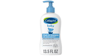 Cetaphil Baby Wash & Shampoo with Organic Calendula, 13.5 Fl. Oz