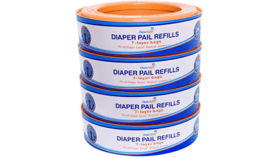 ChoiceRefill Diaper Genie Pails, 4-Pack, 1080 Count