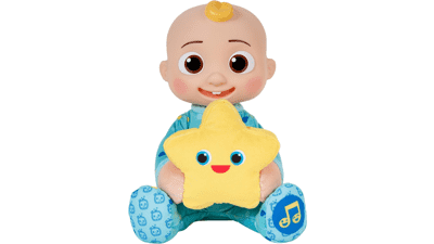 Cocomelon Peek-A-Boo JJ 10” Feature Plush - Favorite Song, Phrases, and Sounds - Play Peek-A-Boo - Toys for Preschool and Kids