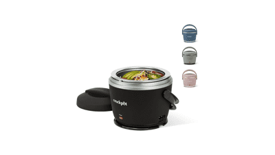 Crock-Pot Electric Lunch Box, Portable Food Warmer, 20-Ounce, Black Licorice