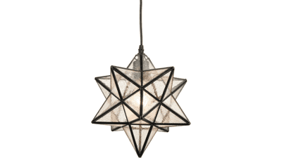 DANSEER Seeded Glass Moravian Star Pendant Light