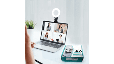 Dimmable LED Ring Light for Video Conferencing and Streaming