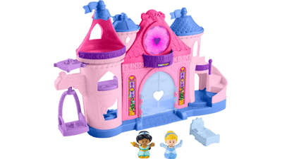 Disney Princess Magical Lights & Dancing Castle Toddler Playset with 2 Figures