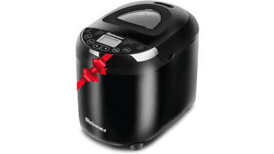 Elite Gourmet 2lb Programmable Bread Maker Machine 