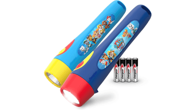 Energizer PAW Patrol Flashlights (2-Pack) - Lightweight LED Flashlights for Kids