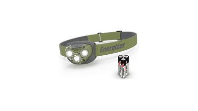 Energizer Pro260 LED Headlamp - Rugged Water Resistant Head Light for Running, Camping, Outdoor Activities - Batteries Included