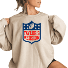 Fan Concert Merch Football Sweatshirt