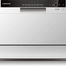Farberware Portable Countertop Dishwasher - 7-Program System for Home, RV, and Apartment - Wash Dishes, Glass, and Baby Products