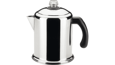 Farberware Yosemite Stainless Steel Coffee Percolator - 8 Cup, Silver
