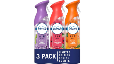 Febreze Air Mist Odor-Fighting Freshener Pack of 3
