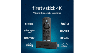 Fire TV Stick 4K - Brilliant 4K Streaming Quality, Smart Home Controls, Free Live TV