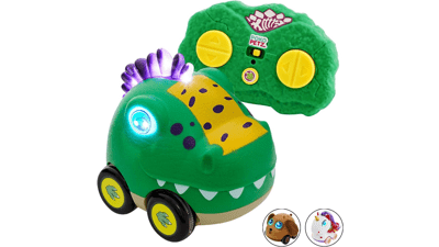 Flybar Poko Petz Remote Control Car Dinosaur Toys for Toddlers
