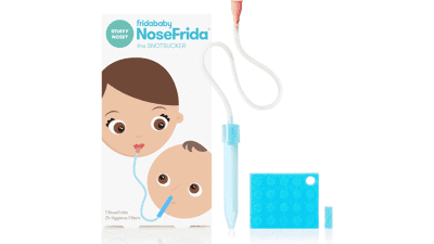Frida Baby Nasal Aspirator NoseFrida Snotsucker with 24 Hygiene Filters