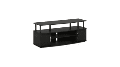 Furinno JAYA Large Entertainment Stand for 55 Inch TV - Blackwood