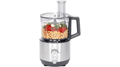 GE 12 Cup Food Processor with Stainless Steel Accessories