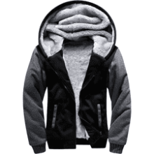 GEEK LIGHTING Boys Sherpa Lined Hoodie