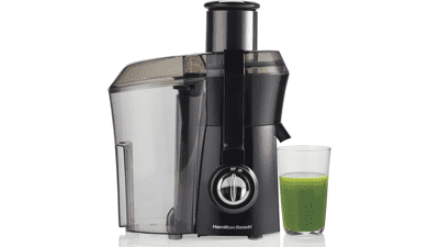 Hamilton Beach Juicer Machine, 800W Motor, Black