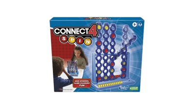 Hasbro Gaming Connect 4 Spin Game - Spinning Connect 4 Grid - 2 Player Board Game for Family and Kids - Strategy Game - Ages 8 and Up