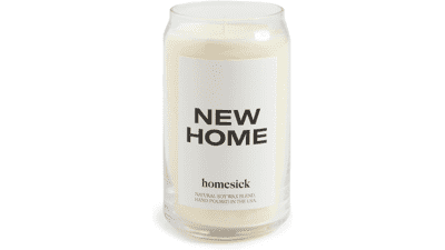 Homesick New Home Scented Candle - 13.75 oz Jasmine Scented Soy Wax Blend