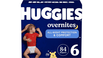 Huggies Overnites Size 6 Diapers, 84 Count