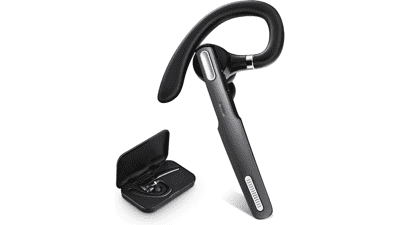 ICOMTOFIT Bluetooth Headset Wireless Earpiece V5.0 with Mic Gray