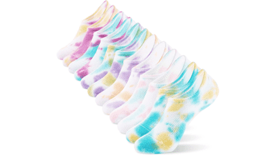 IDEGG No Show Socks Low Cut Ankle Anti-slid Athletic Running Novelty Casual Invisible Liner Socks