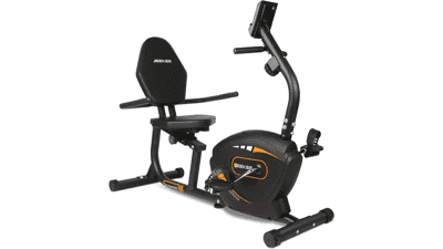 JEEKEE Recumbent Exercise Bike - Indoor Magnetic Cycling Fitness Equipment for Home Workout