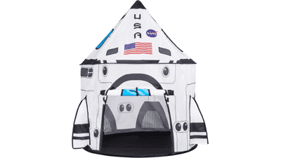 JOYIN Rocket Ship Play Tent for Kids