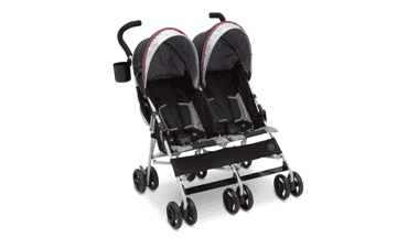 Jeep Scout Double Stroller - Lunar Burgundy