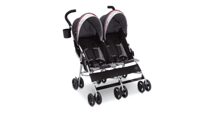 Jeep Scout Double Stroller - Lunar Burgundy