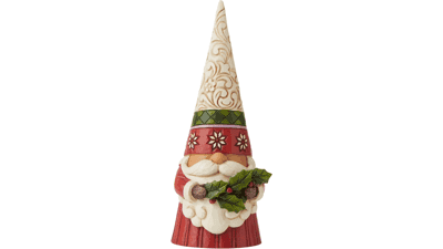 Jim Shore Heartwood Creek Christmas Gnome Figurine - 6.3 Inch, Multicolor
