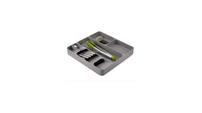 Joseph Joseph DrawerStore Kitchen Drawer Organizer Tray, Gray