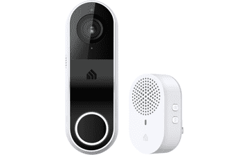 Kasa Smart Video Doorbell Camera Hardwired - 2K Resolution, Night Vision, 2-Way Audio, Real-Time Notification, Cloud & SD Card Storage - Works with Alexa & Google Home