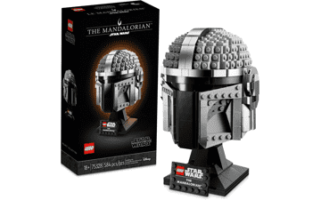 LEGO Star Wars Mandalorian Helmet 75328 Buildable Model Kit - Collectible Decoration Set for Adults - Gift Idea