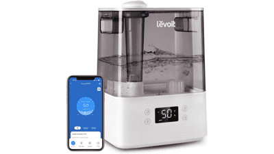 LEVOIT Large Room Cool Mist Humidifier with Essential Oil Diffuser
