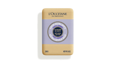 L'Occitane Lavender Extra-Gentle Soap - Vegetable Based, Artisanal, Relaxing Scent, Crafted with Lavender from Provence