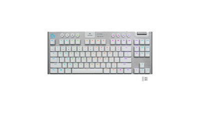 Logitech G915 TKL Wireless RGB Mechanical Gaming Keyboard - Tactile, White