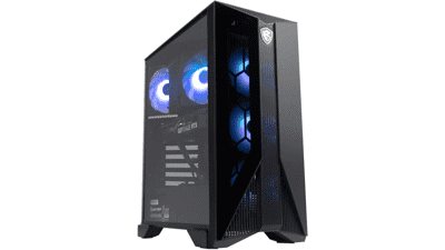 MSI Aegis R Gaming Desktop - Intel Core i5-12400F, GeForce RTX 4060, 16GB Memory, 1TB SSD, USB Type-C, VR-Ready - Black