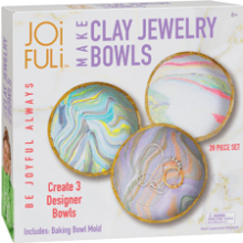 Make Your Own Clay Jewelry Bowls Arts and Crafts Kit for Girls Kids Ages 8-12