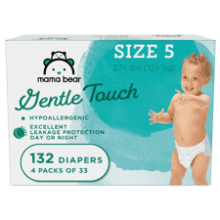 Mama Bear Gentle Touch Diapers Size 5 132 Count