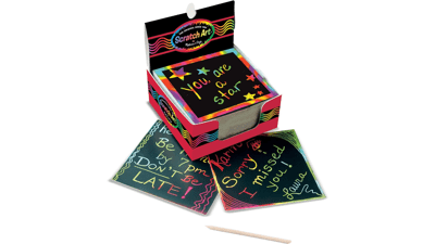 Melissa & Doug Scratch Art Rainbow Mini Notes (125)