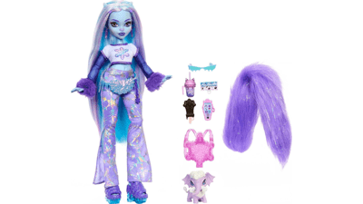 Monster High Doll Abbey Bominable Yeti with Pet Mammoth Tundra & Accessories