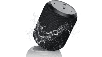 NOTABRICK Bluetooth Speakers - Portable Wireless Speaker with 15W Stereo Sound, Active Extra Bass, IPX6 Waterproof - Double Pairing for Party, Home Theater, Game Theater