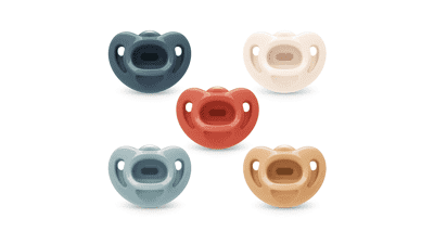 NUK Comfy Orthodontic Pacifiers 0-6 Months 5 Count