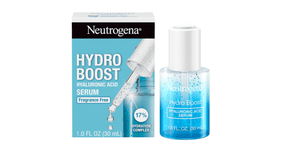 Neutrogena Hydro Boost Hyaluronic Acid Serum for Face with Vitamin B5 - Lightweight Hydrating Serum for Dry Skin - 1 oz