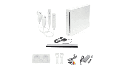 Nintendo Wii Console - White Premium Bundle (Renewed)