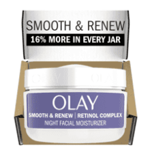 Olay Retinol Face Moisturizer, 2 oz Fragrance Free Night Cream for Fine Lines and Wrinkles